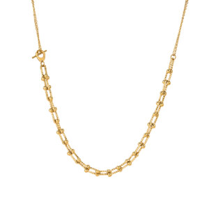 Hexingsheng Jewelry | Collier à chaînes mixtes : quand le contraste rencontre le design de bijoux moderne Hexingsheng Jewelry | Collier à chaînes mixtes : quand le contraste rencontre le design de bijoux moderne
